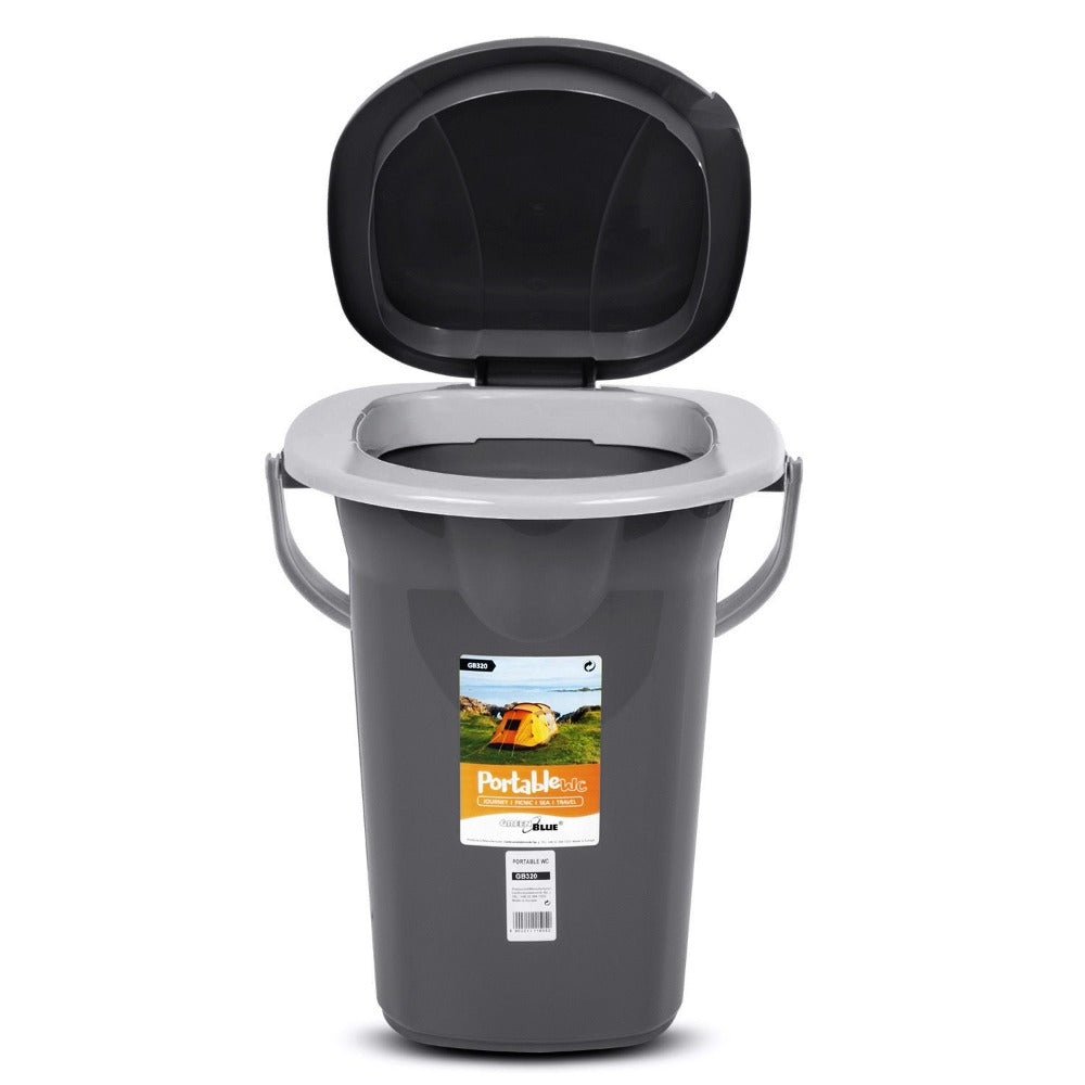Baño Portátil de Viaje 19L VerdeAzul GB320 para Hasta 120kg