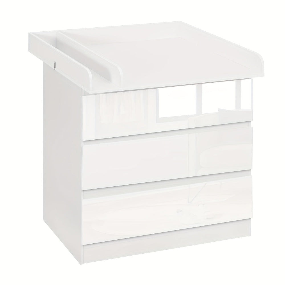 1 unidad de cajones de almacenamiento, cómoda con estantes extraíbles con adicionales, organizador de almacenamiento, muebles para el hogar, puede ser un tocador, organizador, gabinete con estantes y 3 cajones, dormitorio, sala de estar, baño, blanco