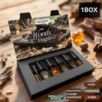 Set de Aceites Esenciales Amaderados de 6X10Ml | Ywzgmy - Aceites de Incienso para Fabricación de Velas, Difusores de Coche, Humidificadores, Purificadores de Aire, Regalos de Pascua y Ramadán, Aceites Multiusos