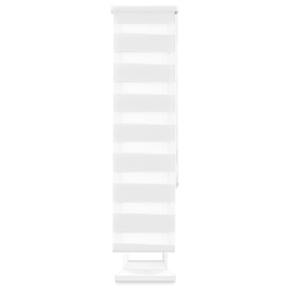 Estor enrollable de día y noche de doble capa, sin taladro, fácil instalación, resistente y duradero