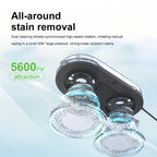 Puruikai 02 Almacén Local Robot de Limpieza de Ventanas Inteligente Rociador Automático de Agua Control Remoto Robot Eléctrico de Limpieza de Vidrios con Planificación de Alto Succión Anti Caída Seguro y Confiable Ahorro de Tiempo y Esfuerzo Limpieza de V