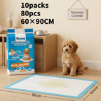 80 unidades de Empapadores para Mascotas | Empapadores para Entrenamiento de Perros y Cachorros | Absorción Rápida | Diseño Antifugas | Adecuados para Entrenamiento en Interiores o Uso en Exteriores | Tamaños: 40×50CM, 60×60CM, 60×90CM | Adecuados para Ma