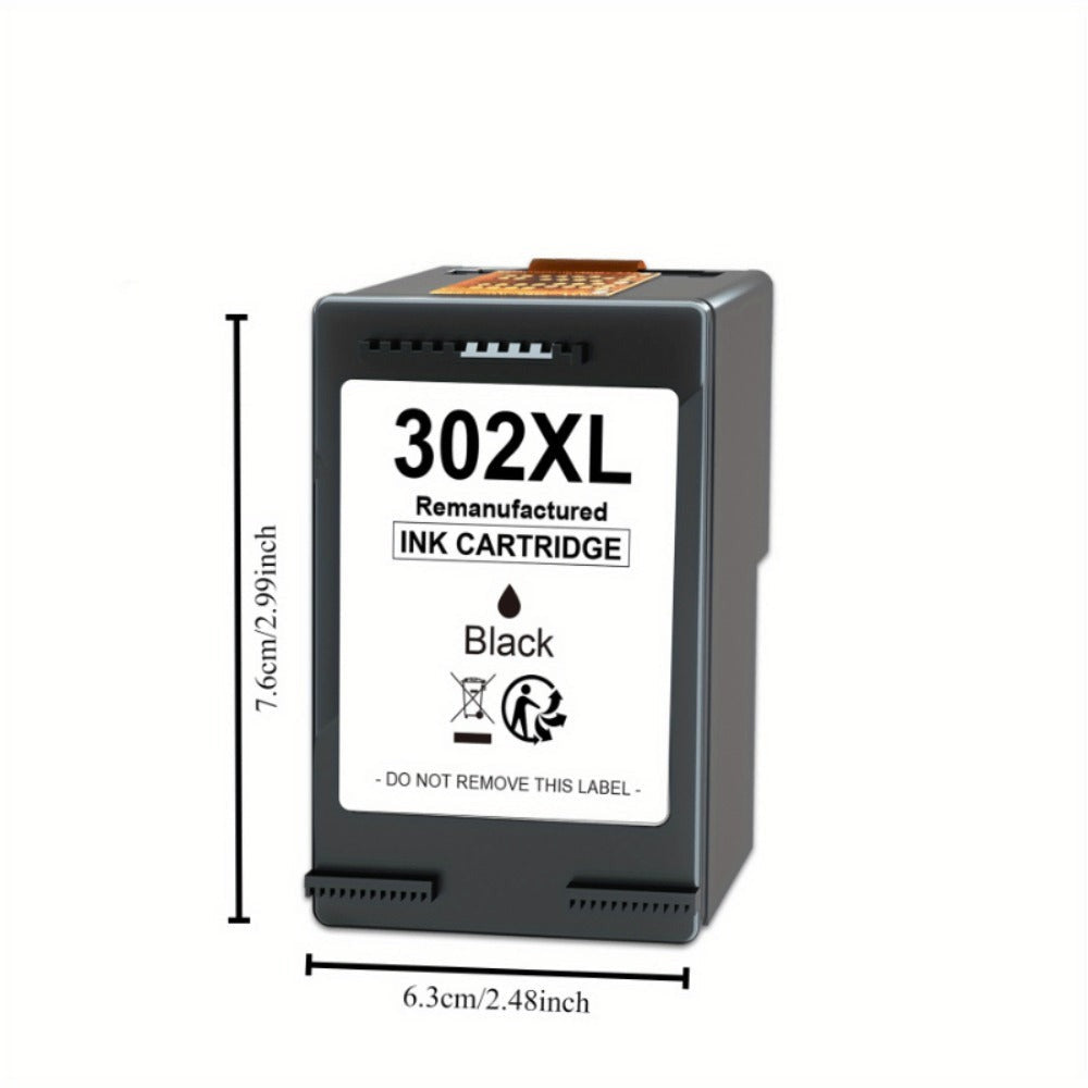 Paquete de 2 cartuchos de tinta 302XL de 302XL, reemplazo compatible para HP 302 para HP 302XL Deskjet 2130 2131 1110 1111 1112 3630 5200 3639 4520 Impresora