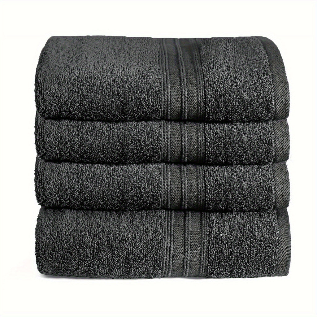 Juego de Toallas y Toallas de Baño, 4 Piezas, Calidad Premium, 100% Algodón, 550 g/m², Tamaños: 30×50 cm, 50×100 cm, 70×140 cm, Altamente Absorbentes, Suaves al Tacto, Disponible en 9 Colores