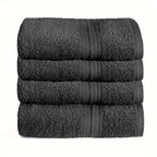 Juego de Toallas y Toallas de Baño, 4 Piezas, Calidad Premium, 100% Algodón, 550 g/m², Tamaños: 30×50 cm, 50×100 cm, 70×140 cm, Altamente Absorbentes, Suaves al Tacto, Disponible en 9 Colores