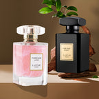 2 Frascos de Perfume Transparente para Mujer, Rosa, Vainilla, Jazmín, Suave y Dulce, Perfume Promocional para Mujer, Textura Avanzada, Fragancia Avanzada, Fragancia Floral Encantadora de Larga Duración, Recomendado para Citas, Viajes, Regalos para Mujeres