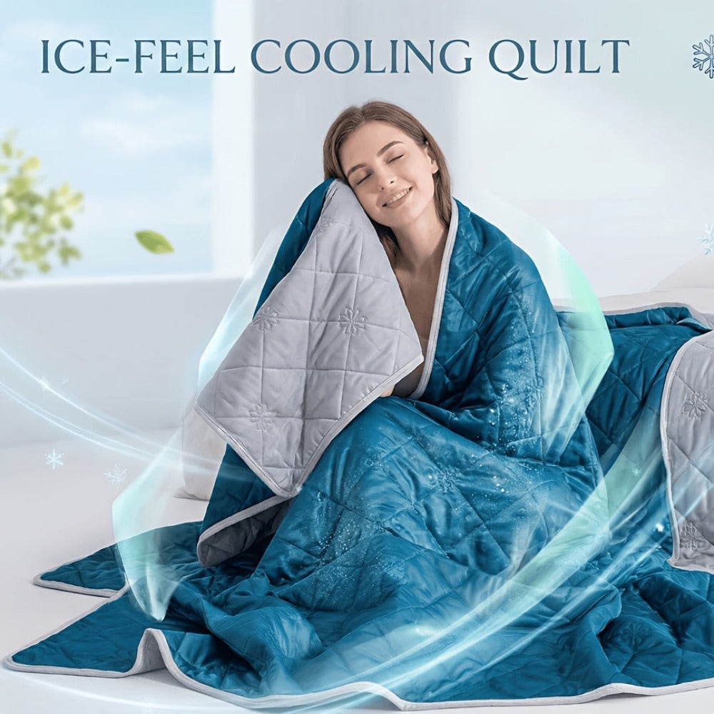 Colcha de Verano New Cool-Sense | Suave, con Relieve Ultrasónico, No se Decolora, Para Todas las Estaciones, Lavable a Máquina, Ideal para Dormitorio, Sala de Estar, Habitación de Invitados