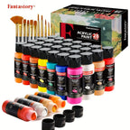 Set de Pintura Acrílica Fantastory, 28 Colores Clásicos.