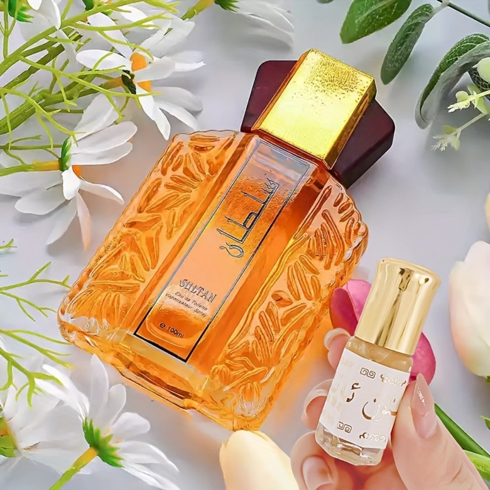 Perfume Floral Amaderado 100 ml + 3 ml, Perfume para Hombre, Perfume Romántico de Larga Duración, Diseño Hermoso, Forma Única, Regalos de Festividades, Muy Adecuado para la Vida Diaria y el Trabajo