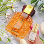 Perfume Floral Amaderado 100 ml + 3 ml, Perfume para Hombre, Perfume Romántico de Larga Duración, Diseño Hermoso, Forma Única, Regalos de Festividades, Muy Adecuado para la Vida Diaria y el Trabajo