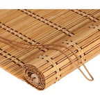 Cortina Persiana de Madera Incluye Accesorios, Estor de Bambú Enrollable para Ventana y Puerta (DIMENSIONES ANCHO X LARGO)