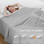 1 edredón Elegear de tamaño estándar, edredón refrescante con fibra de enfriamiento Q-Max > 0.45 Arc-Chill, manta fresca de verano para dormir para personas que sudan por la noche y que se sienten calientes (100*150, 150*200, 200*220, 274*229)