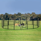Parque de juegos para cachorros, recinto exterior de 6/8/12/16 piezas, corral para perros, 80 x 65 cm, plegable, resistente a la intemperie, para uso interior/exterior