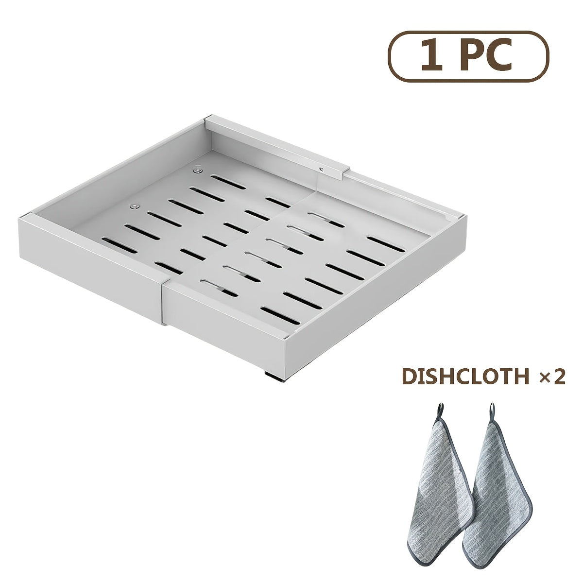 Organizador de gabinete extraíble y expandible de alta resistencia, con 3 rieles silenciosos, ancho ajustable (30.99 cm - 51.99 cm), apto para gabinetes de cocina, estantes extraíbles de gabinete