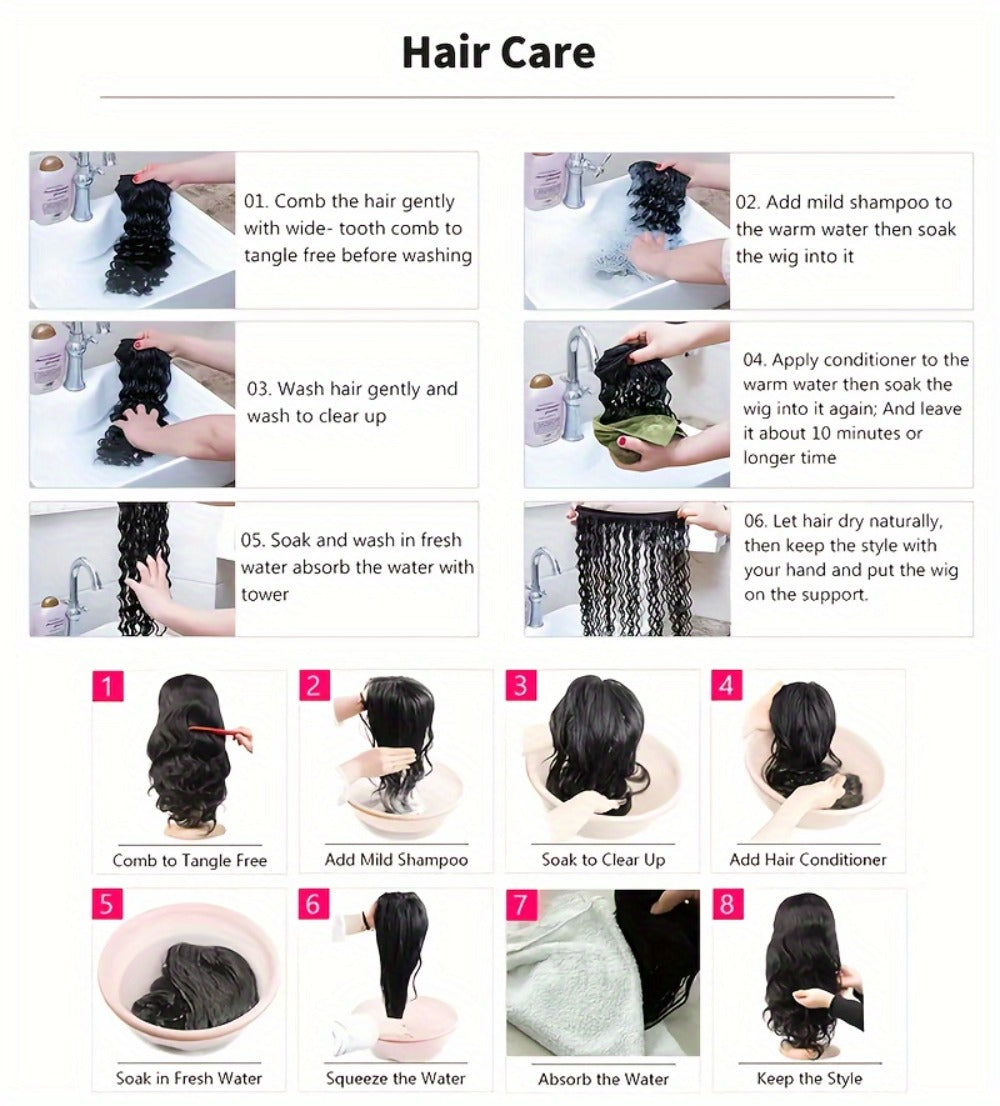 Pelucas de cabello humano con densidad del 250%, diseñadas para ser fáciles de usar sin pegamento. Estas pelucas predepiladas y precortadas con cierre de encaje HD 5X5 son perfectas para principiantes, con estilos de onda corporal que se pueden poner en 3