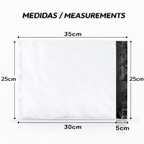 AOREX- 100 Bolsas para Envios Paquetes,Sobres para Envios Embalaje,Autoadhesivas e Impermeables para el Envío de Ropa,regalos,Paquetería y Embalar. Resistentes y Opacas