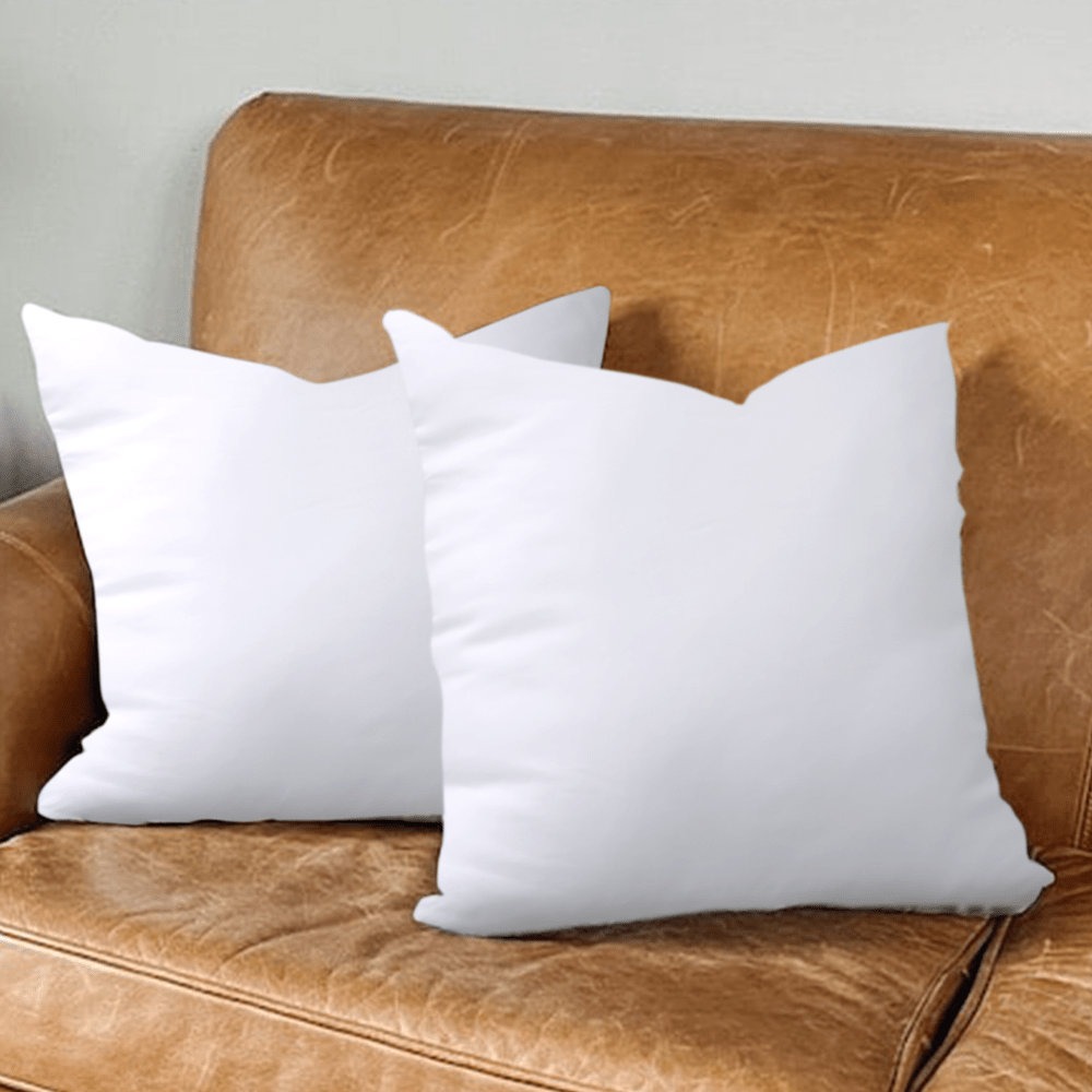 2/4 piezas de almohadas cuadradas suaves y esponjosas con cierre de cremallera desmontable - 45X45/50X50 cm, cojines decorativos multiusos para todas las estaciones, adecuados para camas, sofás, decoración del hogar - Estilo moderno
