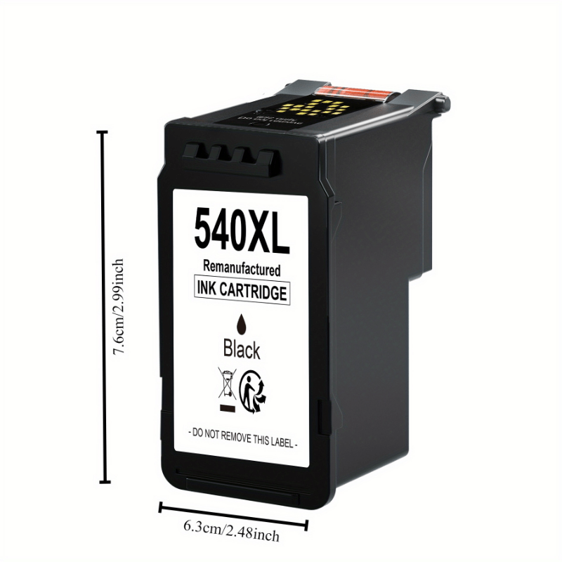 Cartucho de tinta | Cartuchos PG 540 XL CL-541XL 540xl 541xl (Paquete de 3) Reemplazo para Cartuchos de Impresora Canon 540 541 PG540 CL541 para