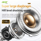 Auriculares Bluetooth | Auriculares inalámbricos supraaurales Acer Ohr559, sonido estéreo de alta fidelidad de baja frecuencia, reducción de