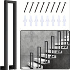 Barandilla metálica para escalera 110cm | Interior exterior balcón y pasillo