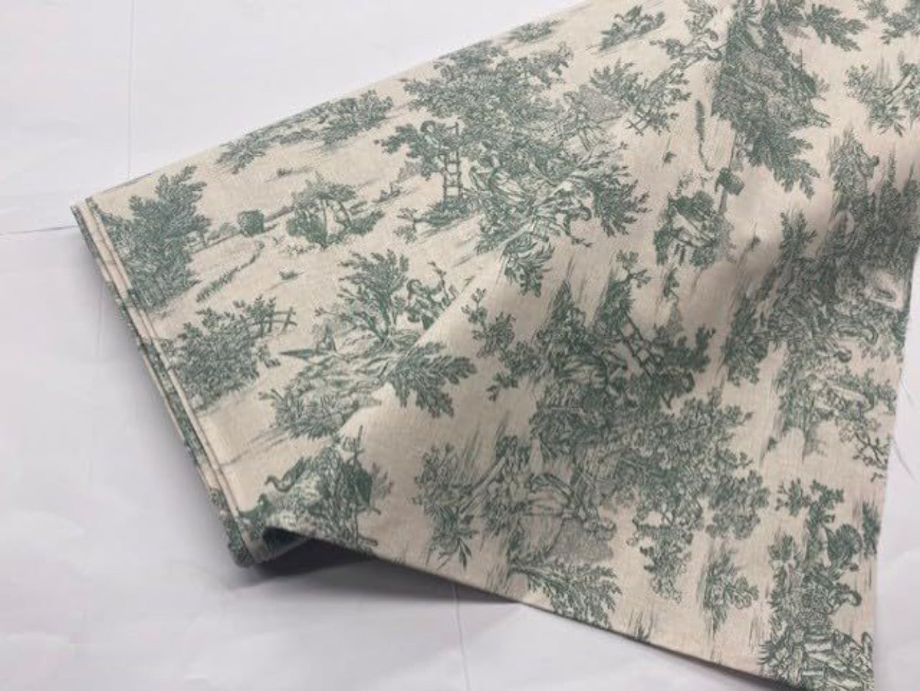 Tela de toile de jouy, telas de popelina 100%, telas de decoración, telas de labores, telas por metros,