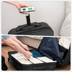 Juego de equipaje rígido de 4 piezas con balanza de equipaje gratuita – Maleta de 20/24/28 pulgadas + Maleta de tocador – Maletas de viaje ligeras de carcasa dura – Ruedas giratorias de 360° – Cerradura TSA – Equipaje de mano y de facturación – ABS – Para