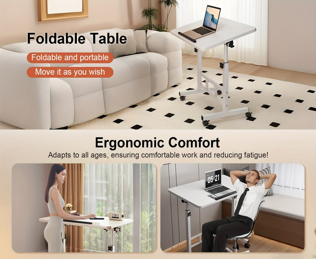 Escritorio para teletrabajo y estudio | 59.94 cm y 95.0 cm y ajustable