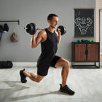 Set de pesas ajustables para entrenamiento en casa, ideal para hombres y mujeres, incluye barra extra, perfecto para ejercicios de levantamiento de pesas y fitness en el hogar - 20KG - 1 par, regalo de Navidad, decoración