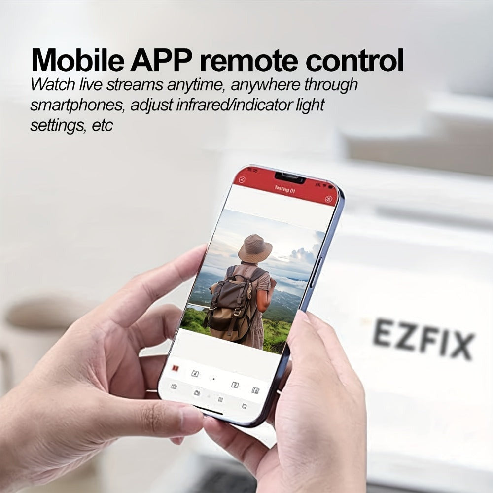 Memoria opcional de 16GB/32GB/64GB, cámara WIFI HD 1080, modo DIY, compatible con control remoto por aplicación de móvil, grabación y vídeo, portátil, fácil de usar, compatible con tarjeta TF, grabación en bucle, modo AP, detección de movimiento, recordat
