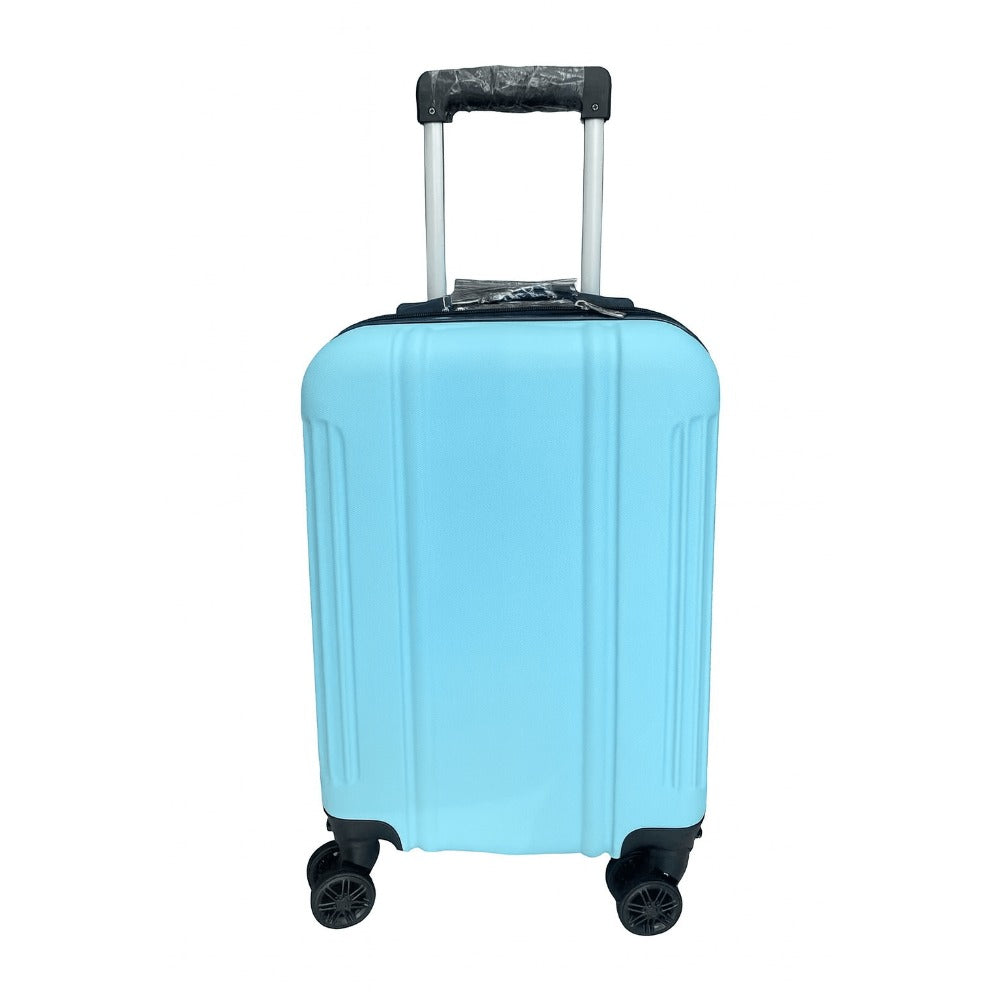 Maleta Avión Equipaje de Mano Viaje Cabina Trolley ABS Rígida 4 Ruedas Maleta de cabina rigida con asa telescopica 55x35x20CM