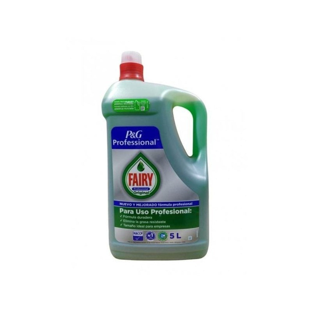 Fairy lavavajillas concentrado profesional original 5L,nuevo y mejorado fórmula profesional 1*5l