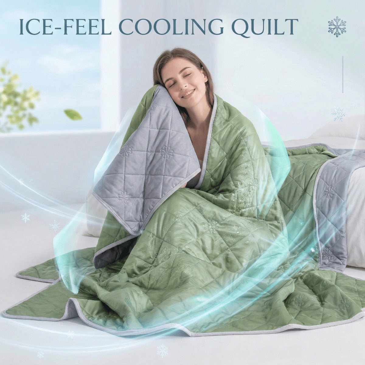 Colcha de Verano New Cool-Sense | Suave, con Relieve Ultrasónico, No se Decolora, Para Todas las Estaciones, Lavable a Máquina, Ideal para Dormitorio, Sala de Estar, Habitación de Invitados