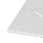 12 piezas de paneles acústicos rómbicos autoadhesivos, paneles de pared de alta densidad, paneles de pared de listones