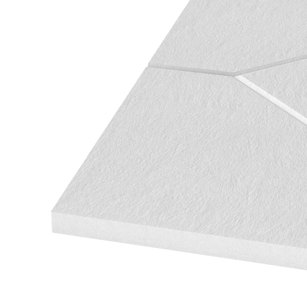 12 piezas de paneles acústicos rómbicos autoadhesivos, paneles de pared de alta densidad, paneles de pared de listones