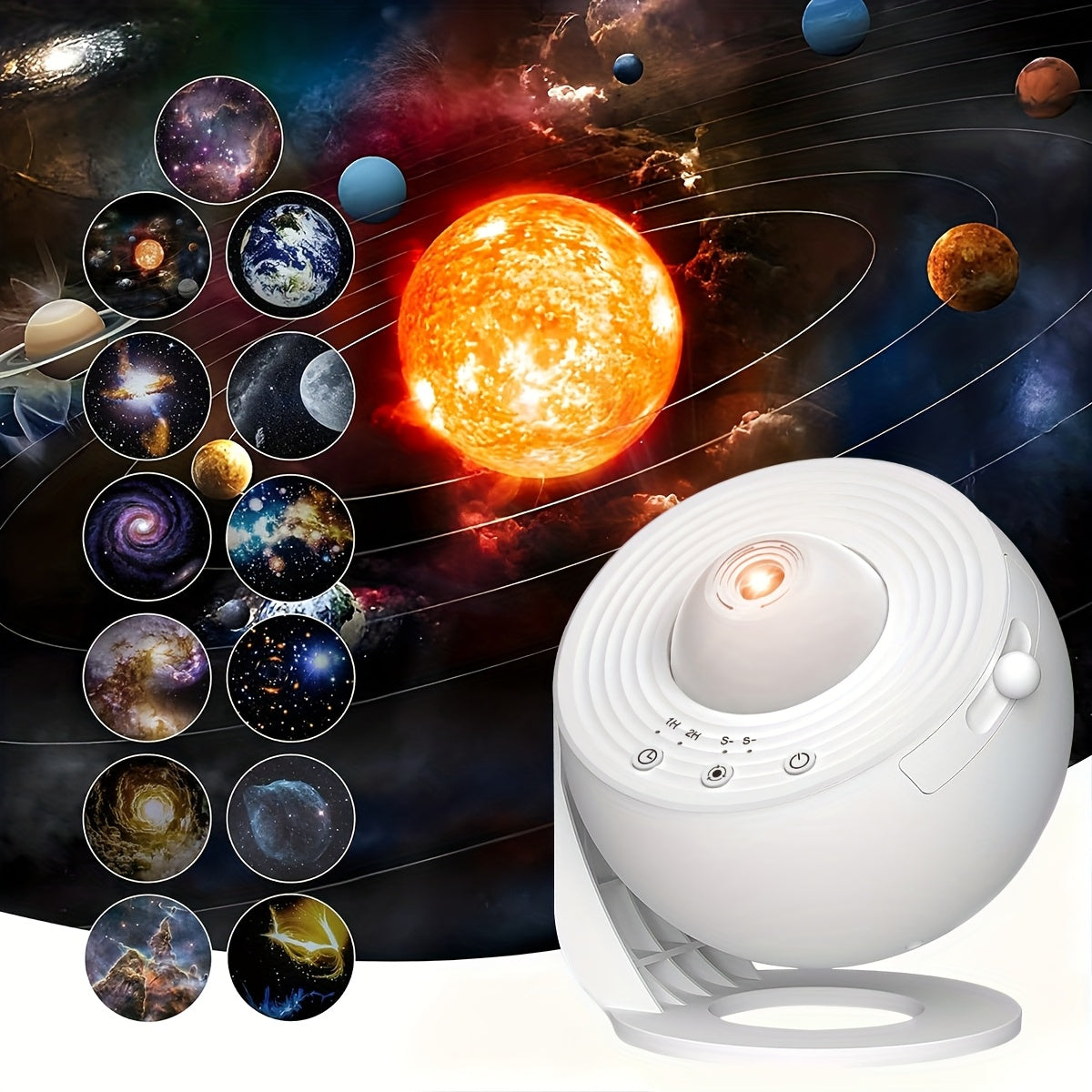 Proyector de estrellas y planetario para dormitorio educación y ambiente | diseño funcional