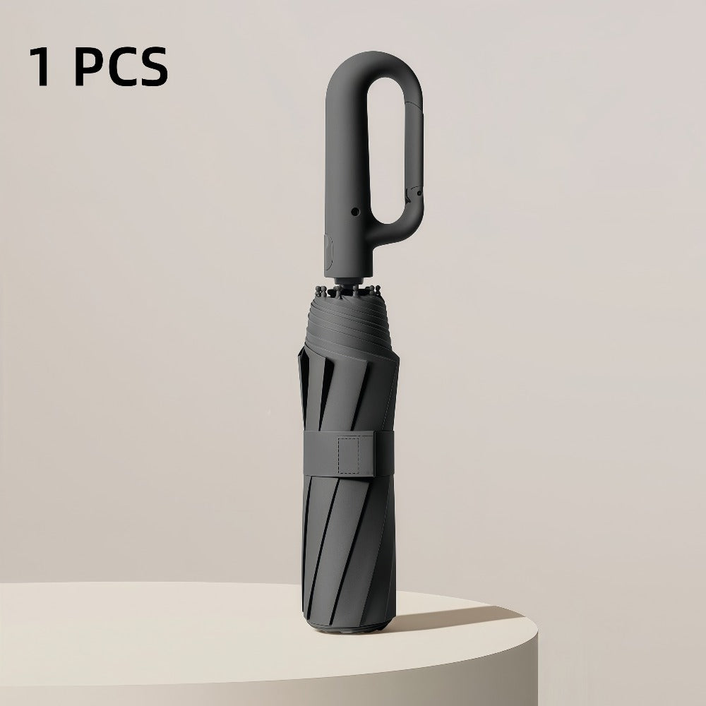 1 y 2 Especificaciones Opcionales, Paraguas Plegable con Hebilla Totalmente Automática, y Protección Solar, Adecuado Tanto para Hombres Como para Mujeres, Paraguas de Viaje, Con un Diámetro de 106cm/41.2 pulgadas Cuando Está Abierto, Robusto y Duradero, P