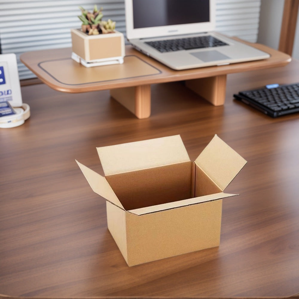 Caja de cartón marrón ondulado (Pack de 12-20 unidades) – 5 tamaños disponibles – Embalaje resistente para envíos y mudanzas – Fabricado en España