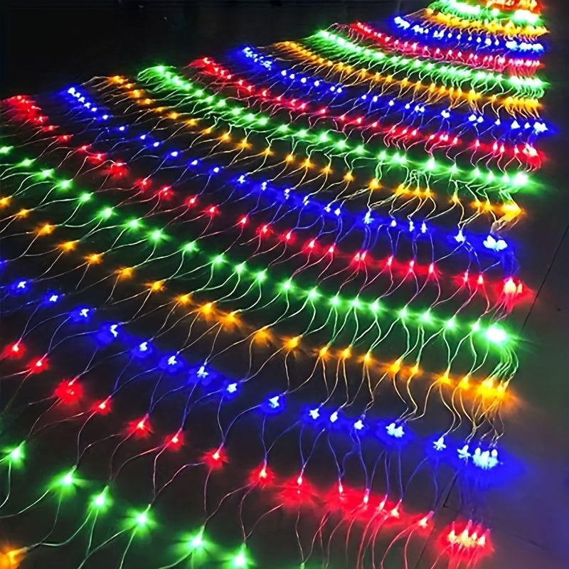 Luces de malla LED decorativas | Navidad jardín fiestas y eventos