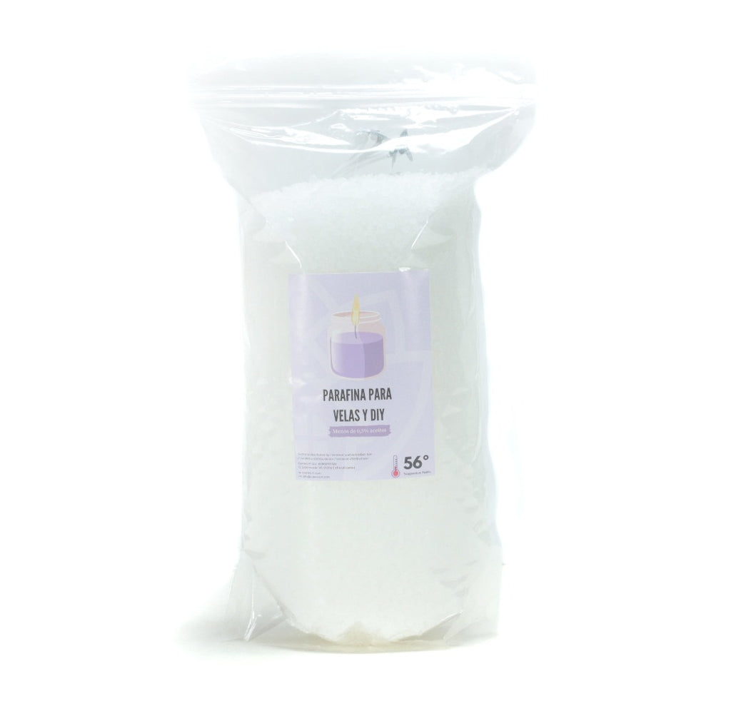 Cera de Parafina natural para hacer Velas aromáticas en bolsa de 1Kg, manualidades DIY, kit para hacer velas, parafina para velas con forma de perlas de color blanco