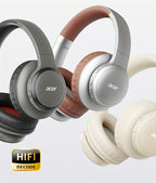 Auriculares Bluetooth | Auriculares inalámbricos supraaurales Acer Ohr559, sonido estéreo de alta fidelidad de baja frecuencia, reducción de