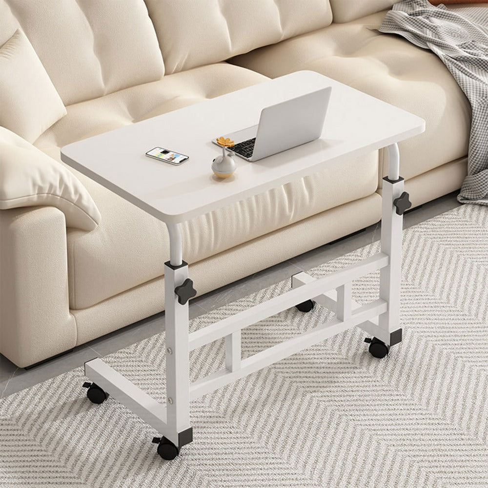 Mesa de Oficina Estación de Trabajo para Computadora: Escritorio Elevable de Altura Ajustable 67.06cm - 88.14cm, Escritorio Ergonómico Móvil para Computadora con Rueda Universal, Estable y Cómodo, Robusto y Duradero, Fácil de Instalar