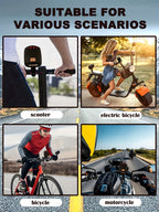 Altavoz Bluetooth | Altavoz sin varillas portátil para ciclismo al aire libre T&G TG392 | Altavoz para bicicleta y motocicleta | Alcance sin