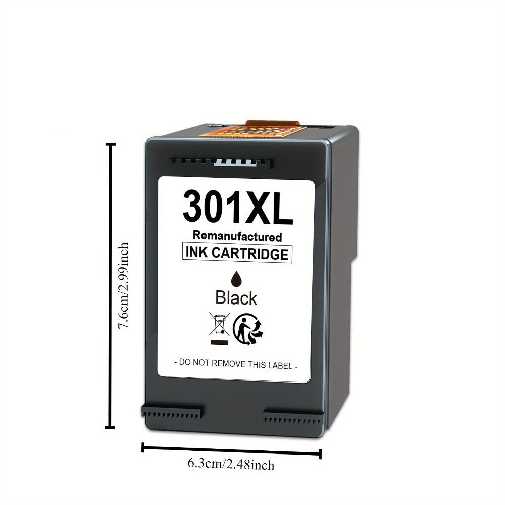 301XL Cartucho de tinta de repuesto negro y color para HP 301XL Compatible con HP DeskJet 1000 1050 1055 1056 1510 1513 1517 2000 2050 2510 2540 OfficeJet 2620 2622 Envy 4500 4502 5530 5532 Impresora, Multipack