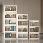 Armario plegable de almacenamiento con ruedas 88 cm plegable | Oficina, cocina y dormitorio