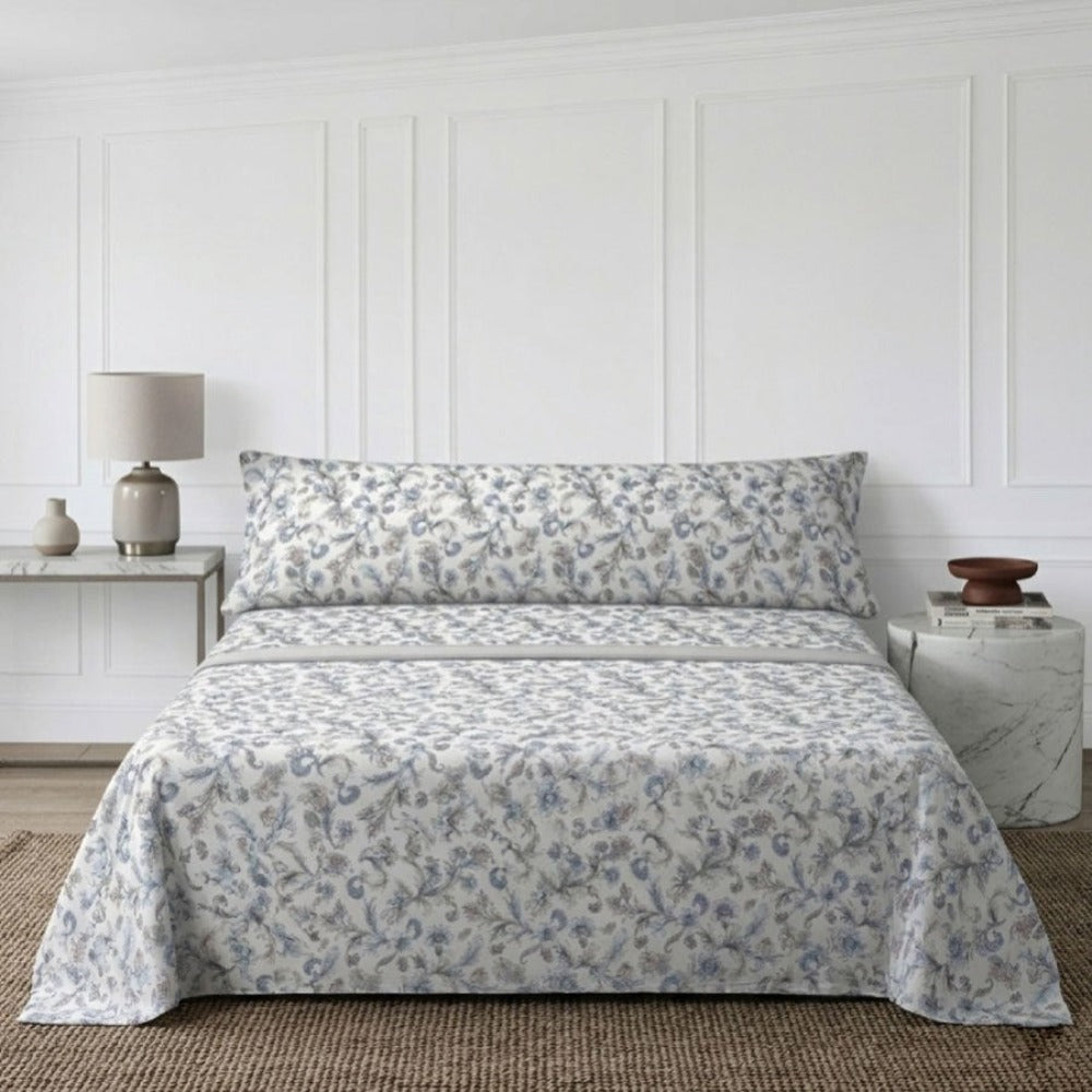 Juego de cama de tres piezas | Sábanas | Múltiples tamaños disponibles | Primavera/Verano | Diseño cómodo | Suave y agradable para la piel | Múltiples texturas disponibles