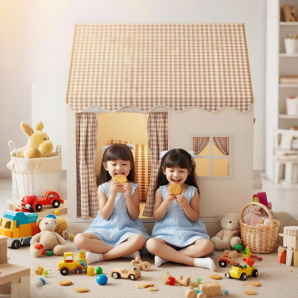 Tienda infantil, casita de juegos de interior, tienda para niños para interior, tienda para niños y niñas, cueva-casa de construcción, casita de juegos para habitación infantil