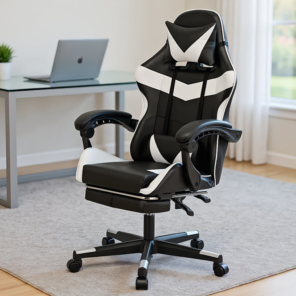 Silla de oficina para teletrabajo y estudio | metal y ajustable