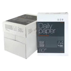 Paquetes folio A4 500 hojas Daily Paper - Papel multiusos para impresora y fotocopiadora tanto doméstica como oficina - papel blanco de 80 gramos - Fabricado por Navigator Paper - folios económicos - papel barato - Disponible en tres formatos: un paquete,