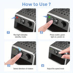 Máquina de Uñas Portátil para el Hogar, Host Alimentado por USB hasta 20,000 RPM + 6 Tipos de Brocas + Juego de 106 Anillos de Hilo, Diseño Ligero Más Conveniente para Llevar, ¡Abre el Salón de Uñas en Cualquier Momento, en Cualquier Lugar!