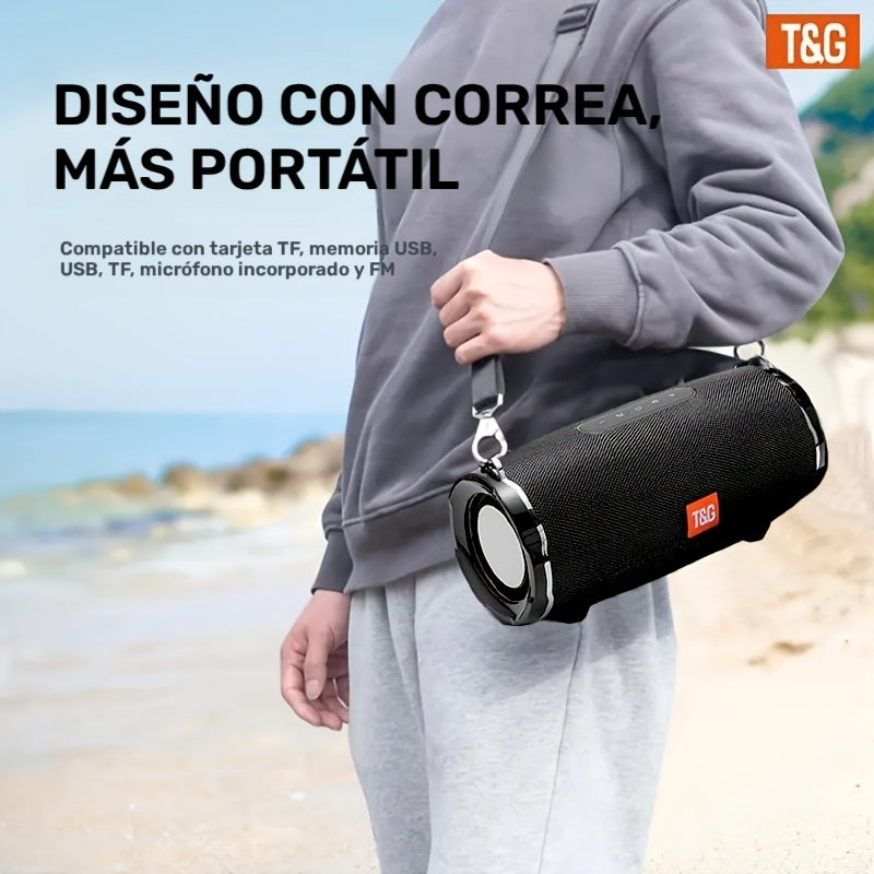 Altavoz Bluetooth | Altavoz sin varillas portátil de alta potencia TG187, audio de alta resolución con doble altavoz, sonido envolvente